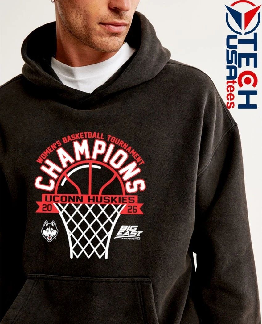 UConn Huskies 2026 Big East Women’s Basketball Tournament Champions shirt