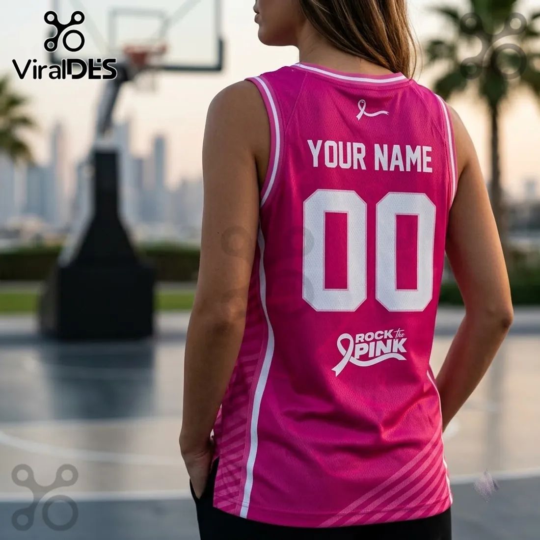 Indiana Fever Pink Breast Cancer Awareness Basketball Jersey