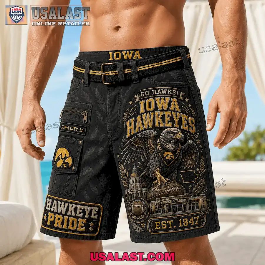 Iowa Hawkeyes Hawkeye Pride Men Cargo Short
