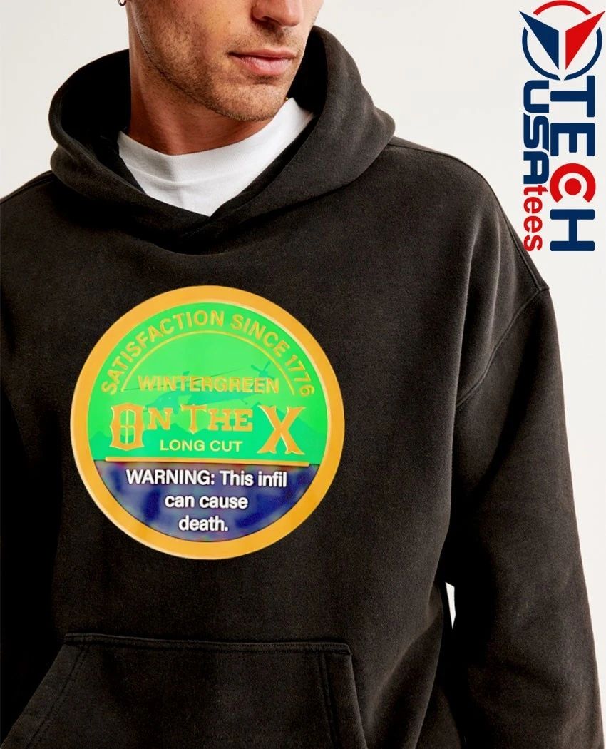 Wintergreen on the X Satisfaction Since 1776 shirt