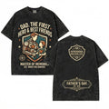 Dad The First Hero Best Friend Shirt Father’s Day Gift Vintage Washed Tee