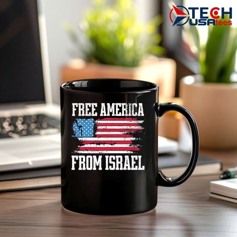 Free America from Israel flag vintage shirt