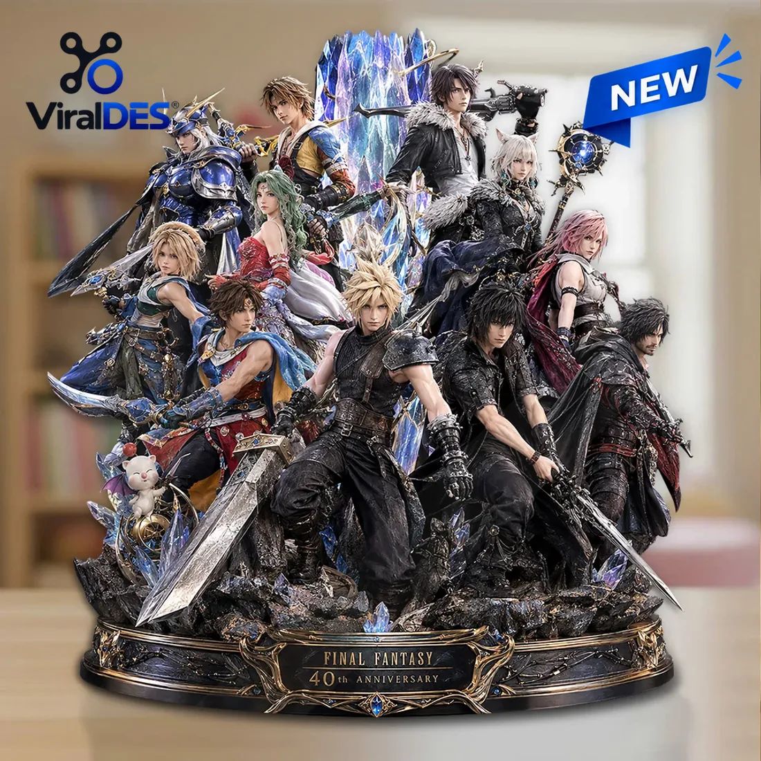 Final Fantasy 40th Anniversary Acrylic Plaque