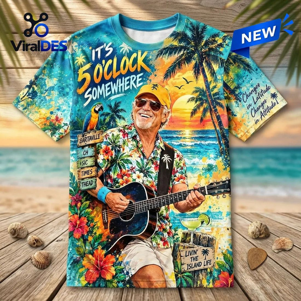 Jimmy Buffett It Is 5 OClock Somewhere Shirt