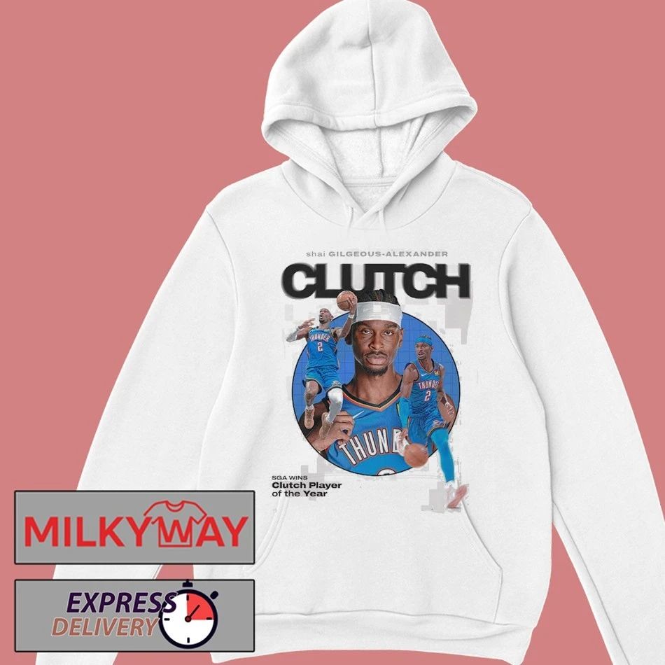 Shai Gilgeous Alexander SGA Clutch Player Of The Year NBA 2026 T-Shirt