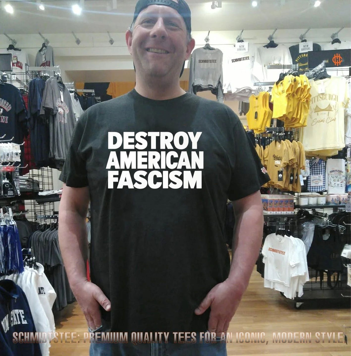 Tom Morello Destroy American Fascism shirt