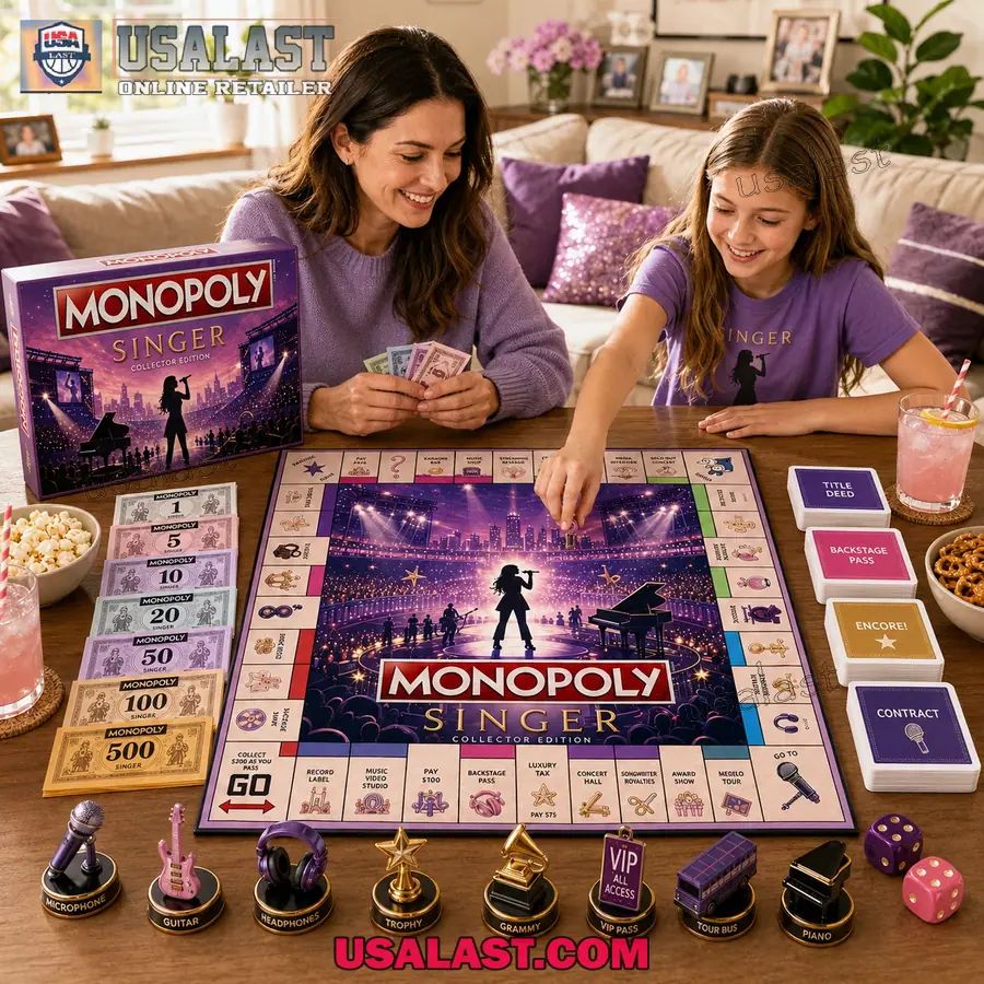 Singer Collector Edition Monopoly Board Game 2026