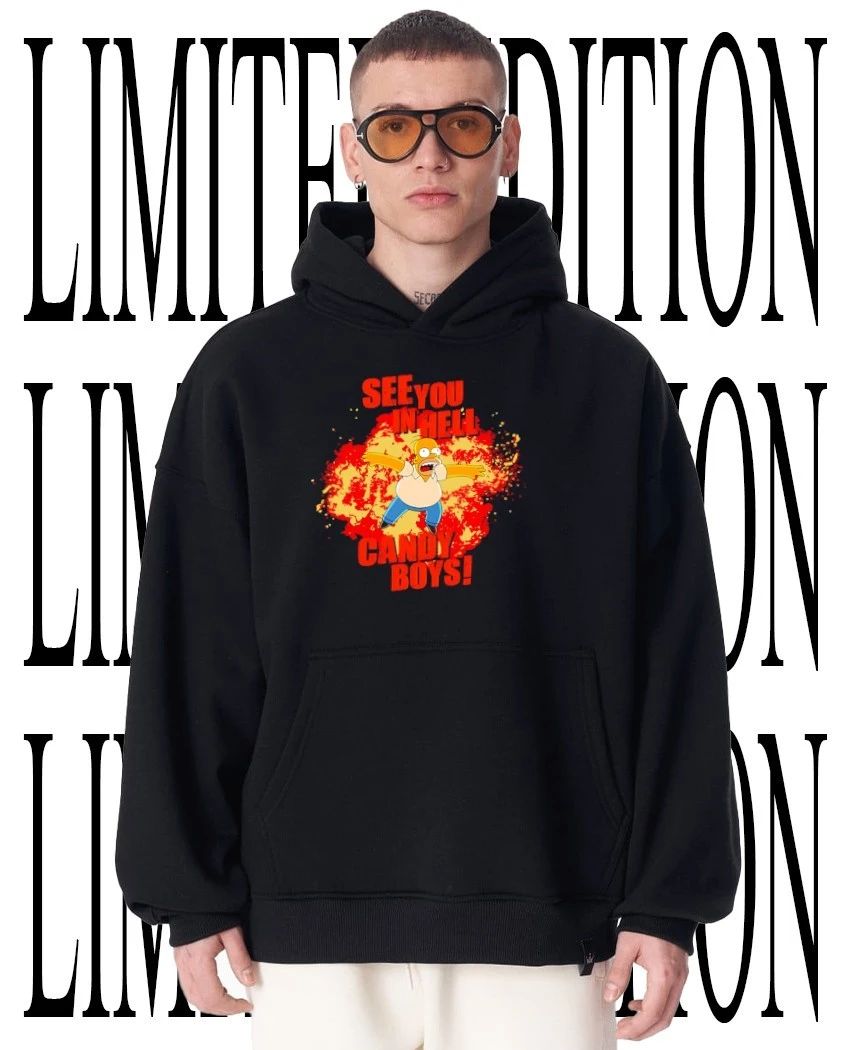 Homer Simpson see you in hell candy boys shirt