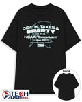 Death Taxes and Sparty in The NCAA Tournament Michigan State Spartans 2026 March Madness shirt by Breakingt