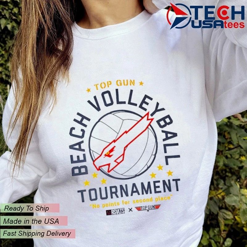 Gun Beach Volleyball Tournament no points for second place shirt