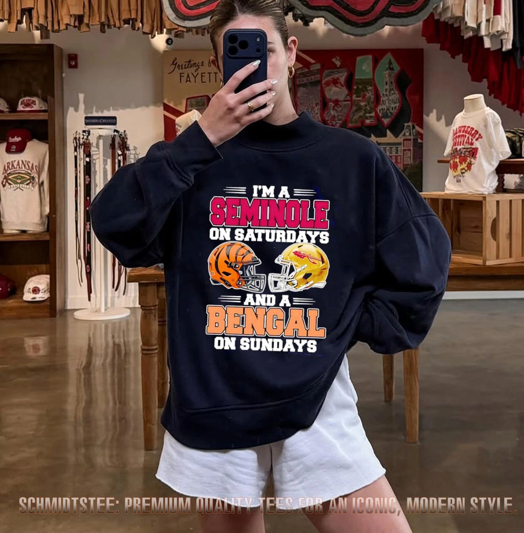 I’m a Seminole on Saturdays and a Bengal on Sundays shirt