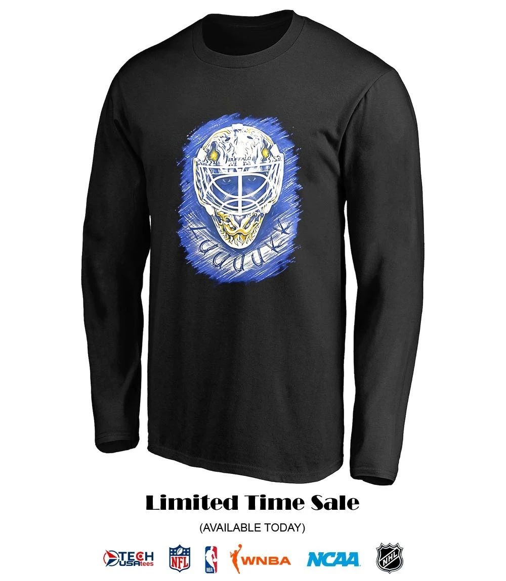 LUUUUUKK Buffalo Sabres Ukko-Pekka Luukkonen goalie mask shirt