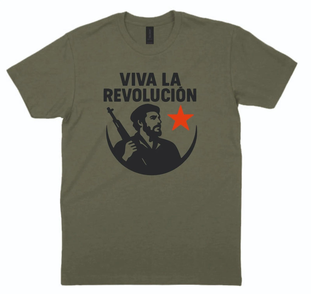 Cuba Viva La Revolucion T Shirt Castro Mens Retro Political Revolution Tee