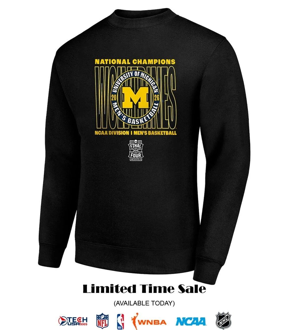 National Champions Michigan Wolverines 2026 NCAA Division I Men’s Basketball Final Four shirt