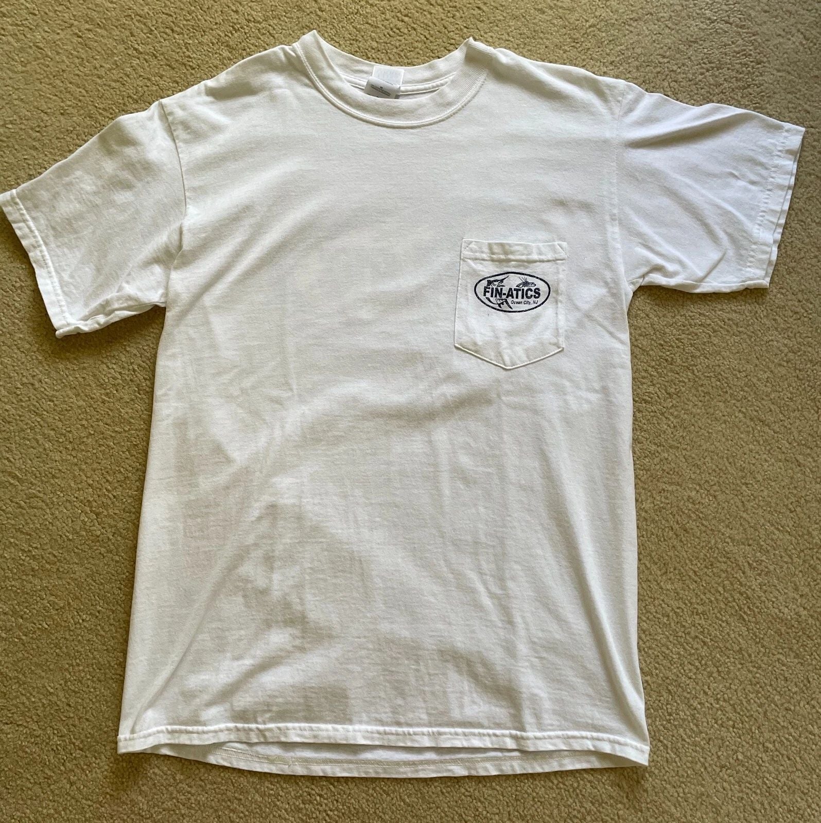 Fin-atics pocket T Shirt - Mens Medium - White
