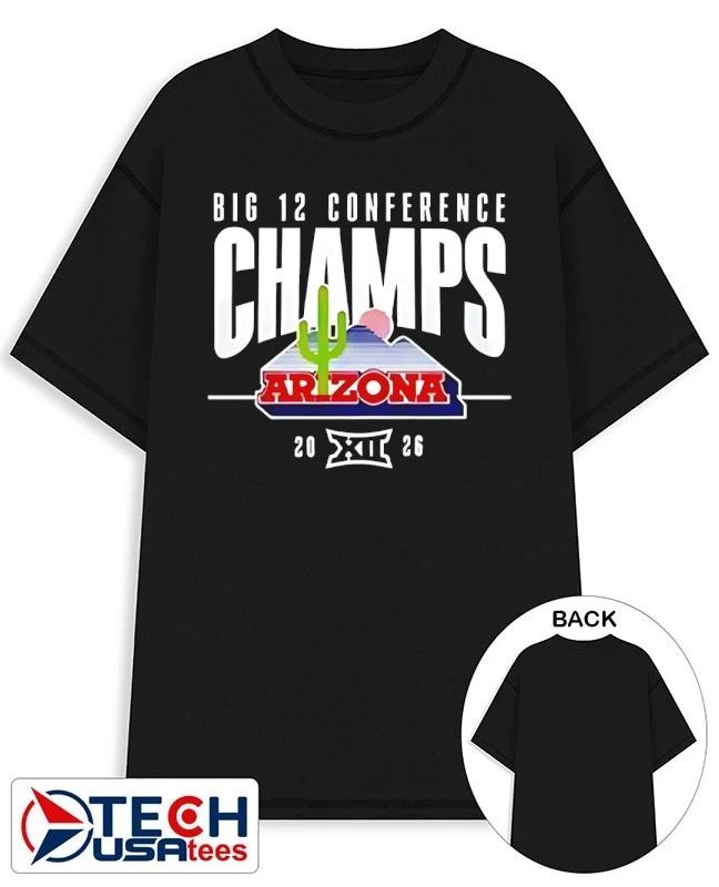 Big 12 Conference Champs Arizona Wildcats 2026 shirt