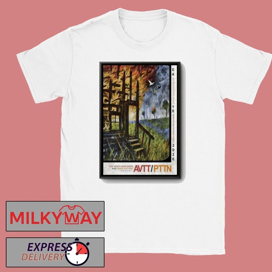 The Avett Brothers Apr 16 2026 North Charleston Coliseum in North Charleston SC Poster shirt