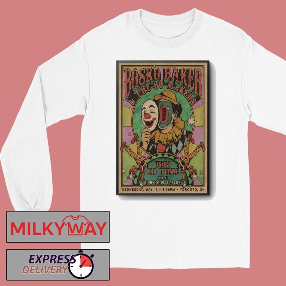 Bosko Baker And Uncle Old Thyme Event Toronto ON On May 13 2026 Poster shirt