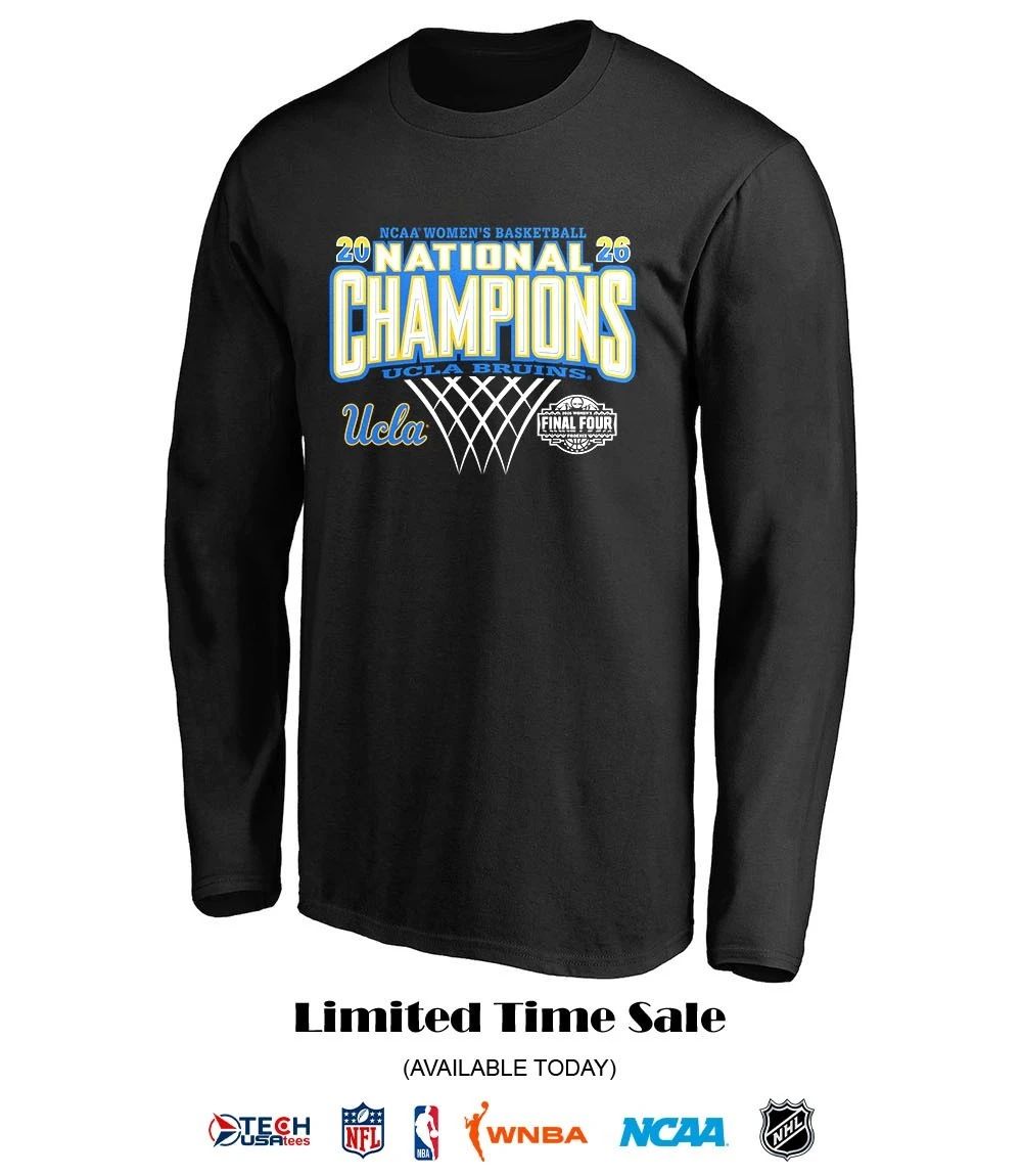 UCLA Bruins The Net 2026 NCAA Women’s Basketball National Champions shirt