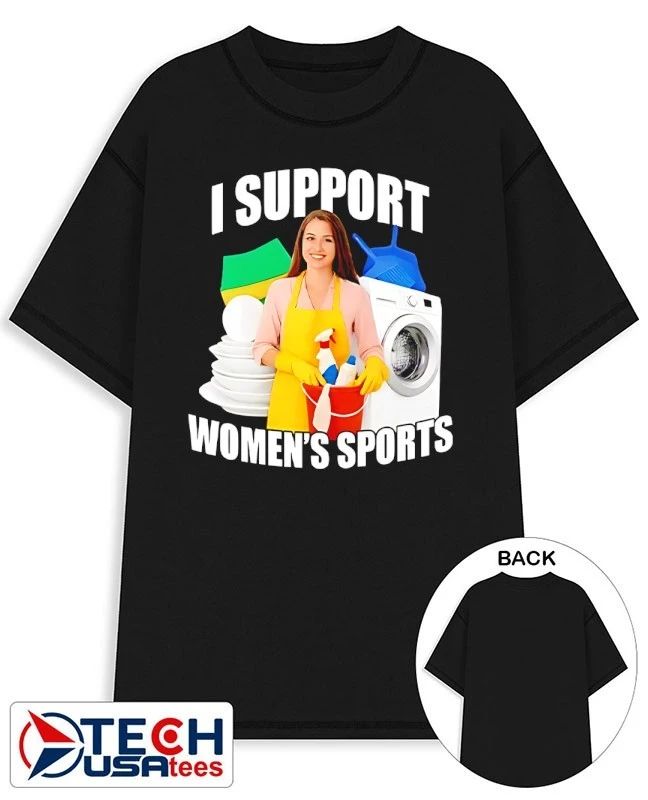 I support women’s sports shirt