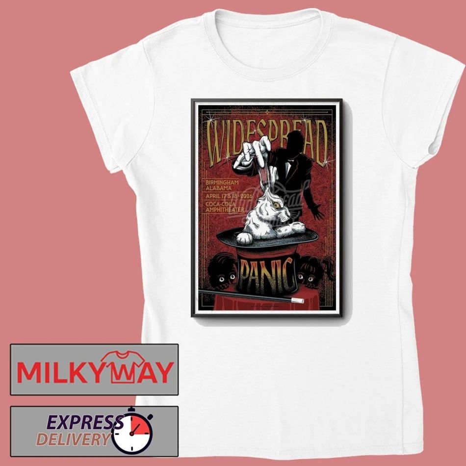 Poster Apr 17-18 2026 Widespread Panic Rabbit Outta The Hat shirt