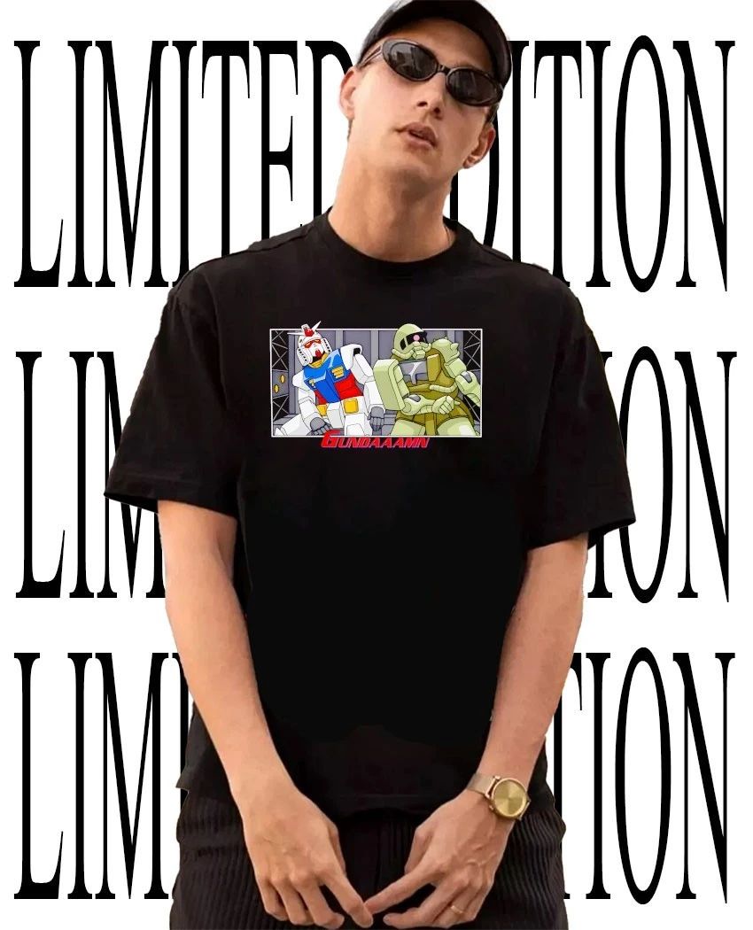 Gundam Zaku Gundaaamn Funny Anime Meme Sci-Fi Shirt