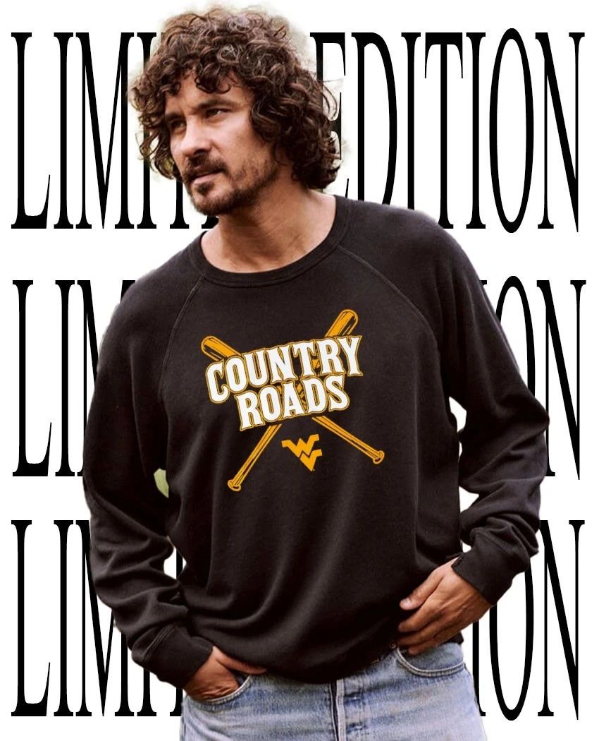 West Virginia Mountaineers Baseball Country Roads shirt