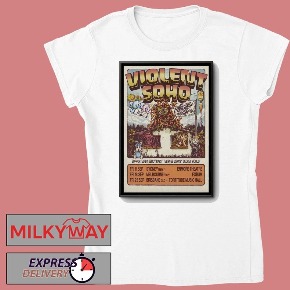 Violent Soho In Brisbane QLD On Sept 25 2026 Poster shirt