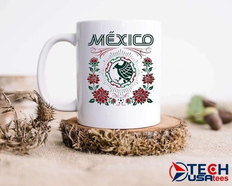 Mexico National Football Team flowers logo shirt