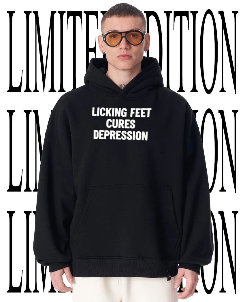 Licking feet cures depression shirt