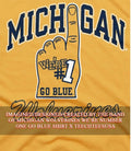 Michigan Wolverines we’re number one go Blue T-shirt