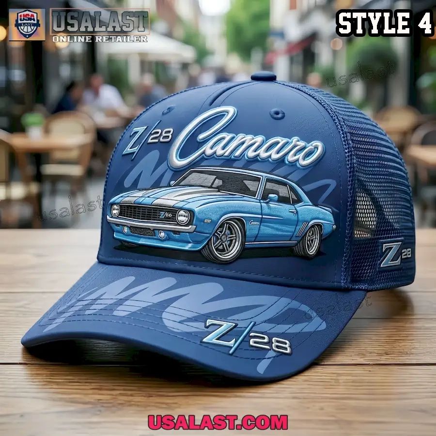 Chevrolet Camaro Z28 Vintage Muscle Car Trucker Hat