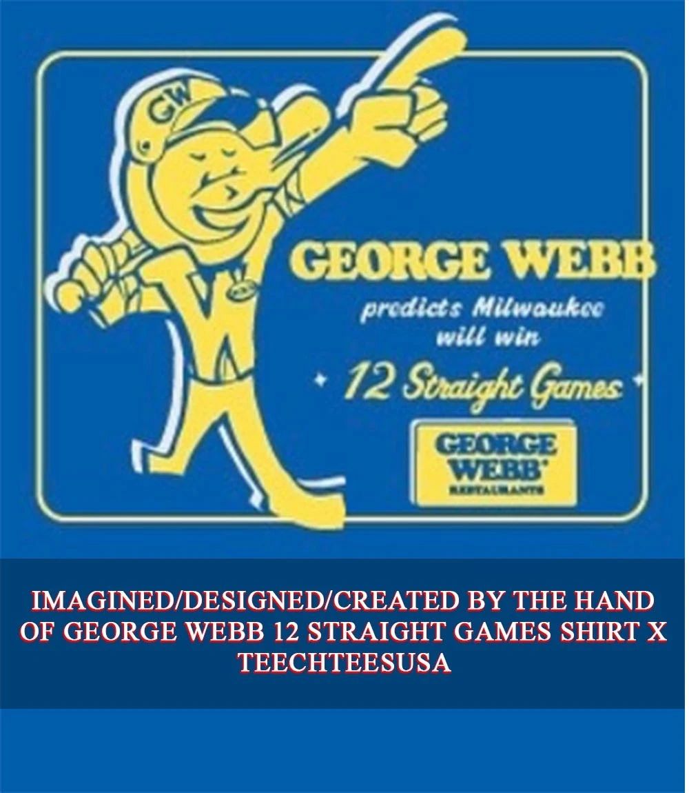 George Webb 12 Straight Games shirt