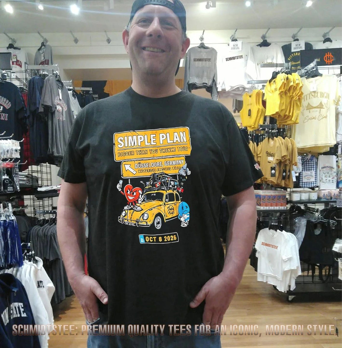 Simple Plan Bigger Than You Think Tour Oct 8 2026 shirt