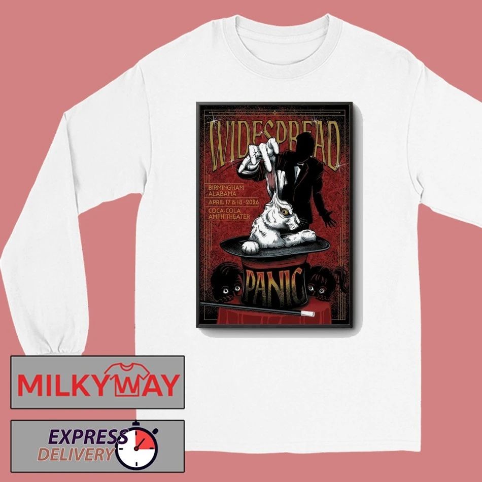 Widespread Panic Birmingham, AL 4 17-18 2026 Poster shirt