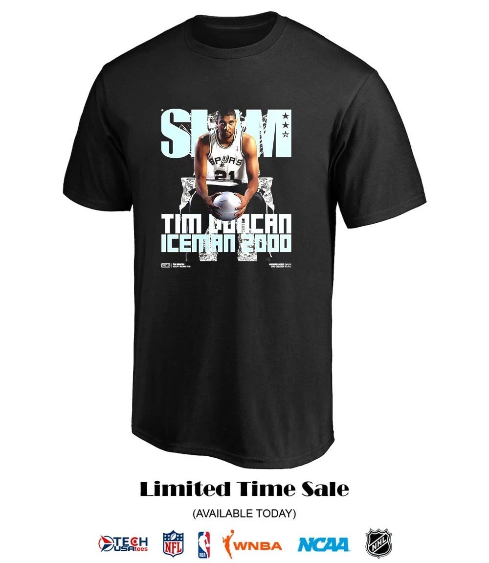SLAM Tim Duncan Iceman 2000 shirt by slamgoods