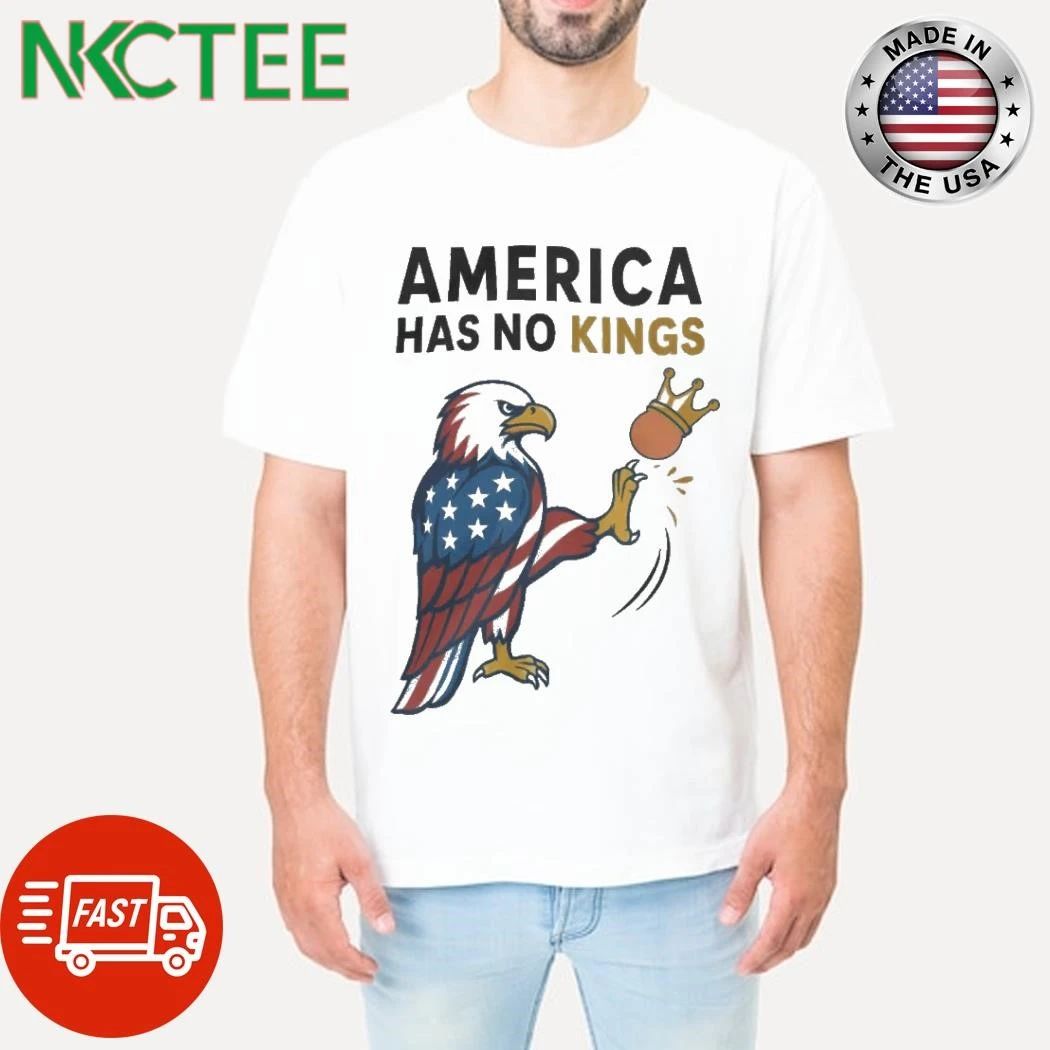NKCtees America has no Kings Eagle kick shirt