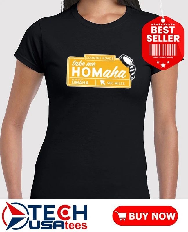 West Virginia Mountaineers Country Roads take me HOMaha shirt