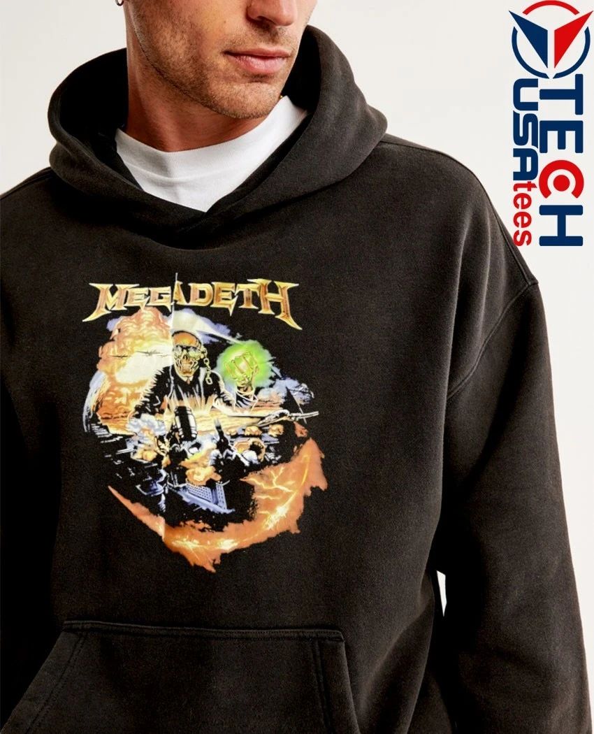 Megadeth Metal skull graphic shirt