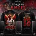 Garret Anderson Forever Angel 2026 Tribute Shirt – Los Angeles Baseball Legend Memorial 16 signature