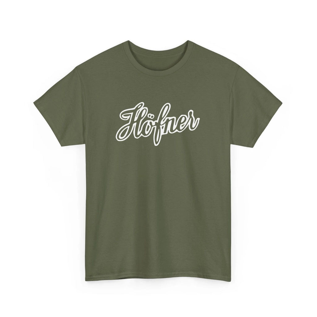 Hofner Guitar Retro Logo T-Shirt - Germany Bass Logo 10+ Colors, Musician Gift