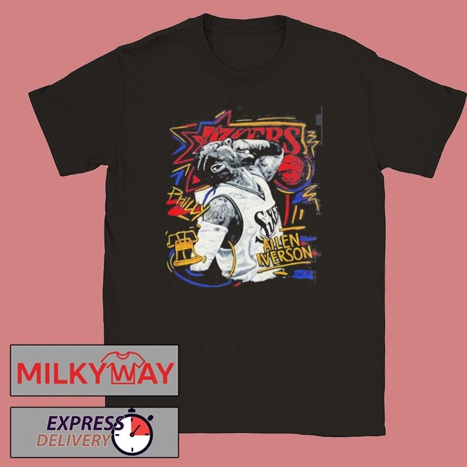 Philadelphia 76ers VJ Edgecombe X Allen Iverson T-Shirt