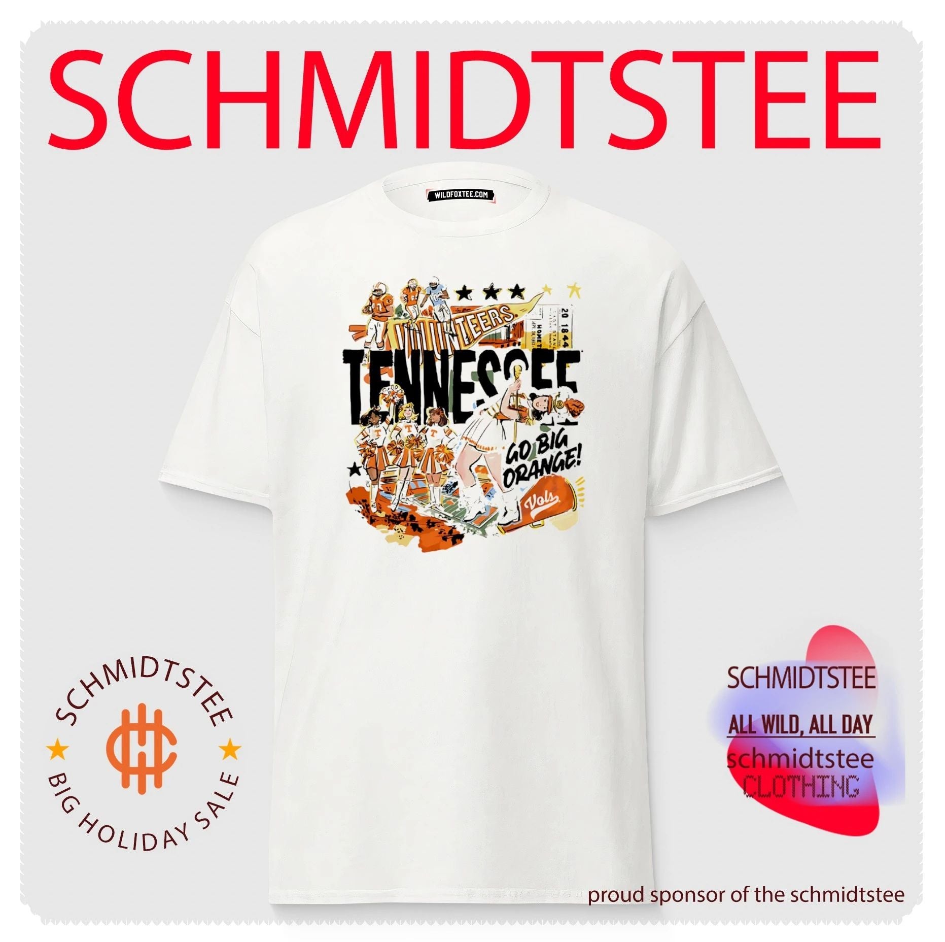 Tennessee Volunteers Go Big Orange Vintage School Spirit shirt