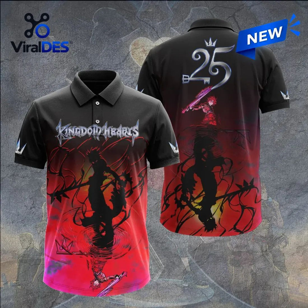 Kingdom Hearts 25th Anniversary Polo Shirt