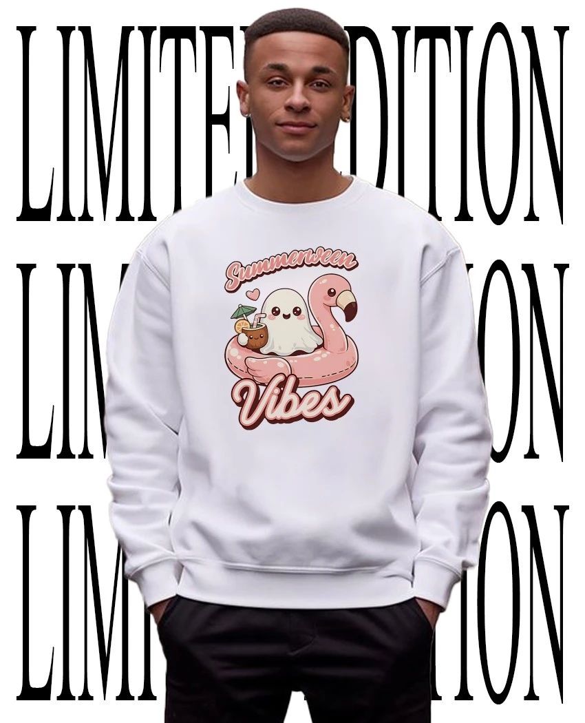Summermenween Vibes Ghost Flamingo shirt