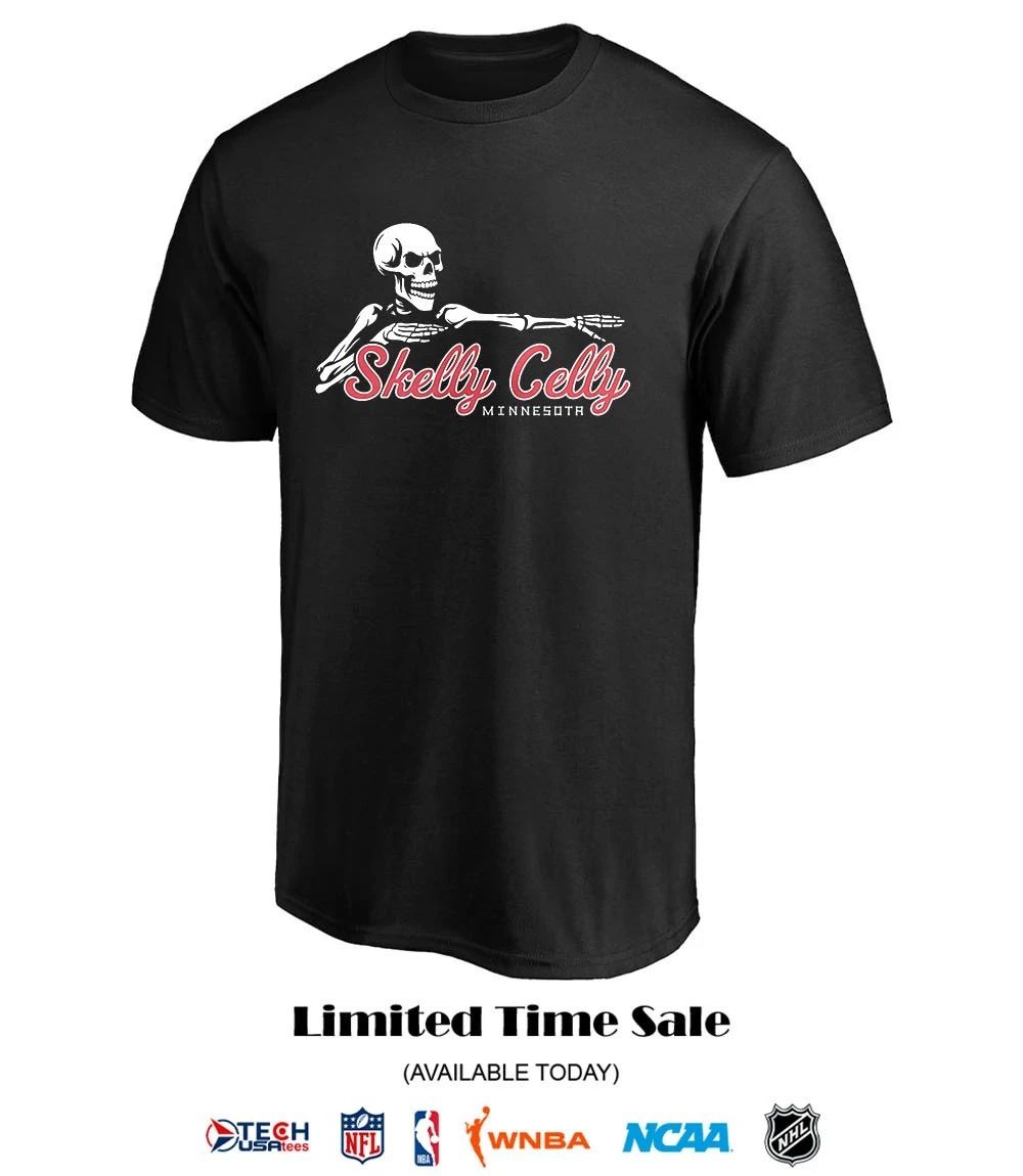Winnesota Twins Skelly Celly skeleton shirt