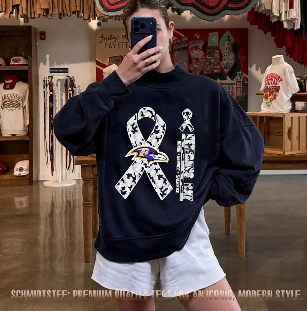 Baltimore Ravens x Veterans Day 2026 Honor Service Sacrifice shirt