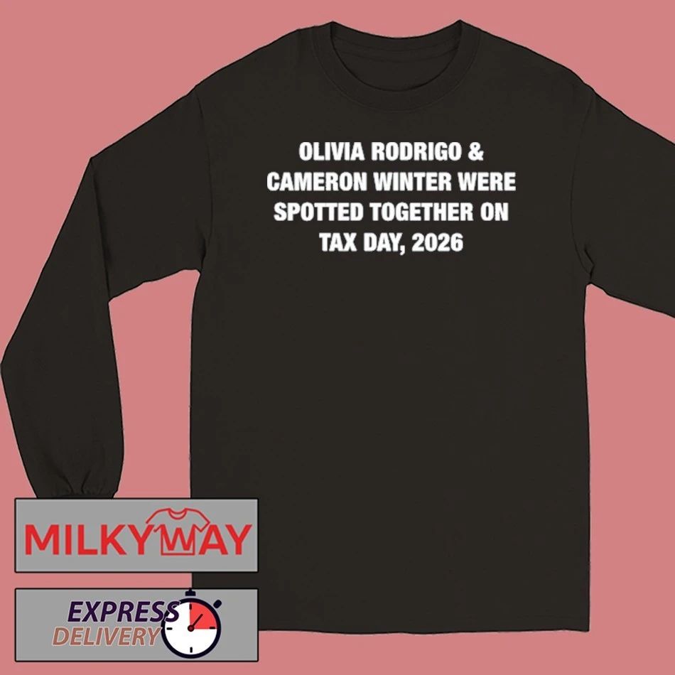Singers Were Spotted Together on Tax Day, 2026 Shirt