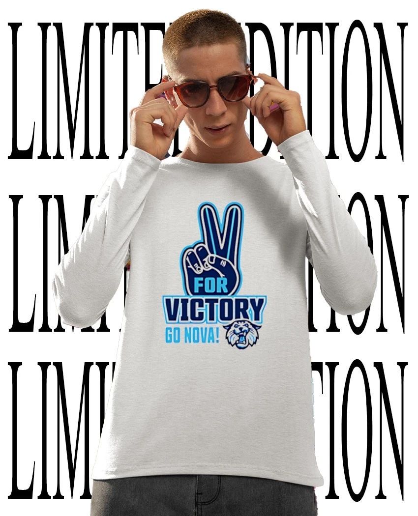 V for victory Villanova Wildcats NCAA go Nova shirt