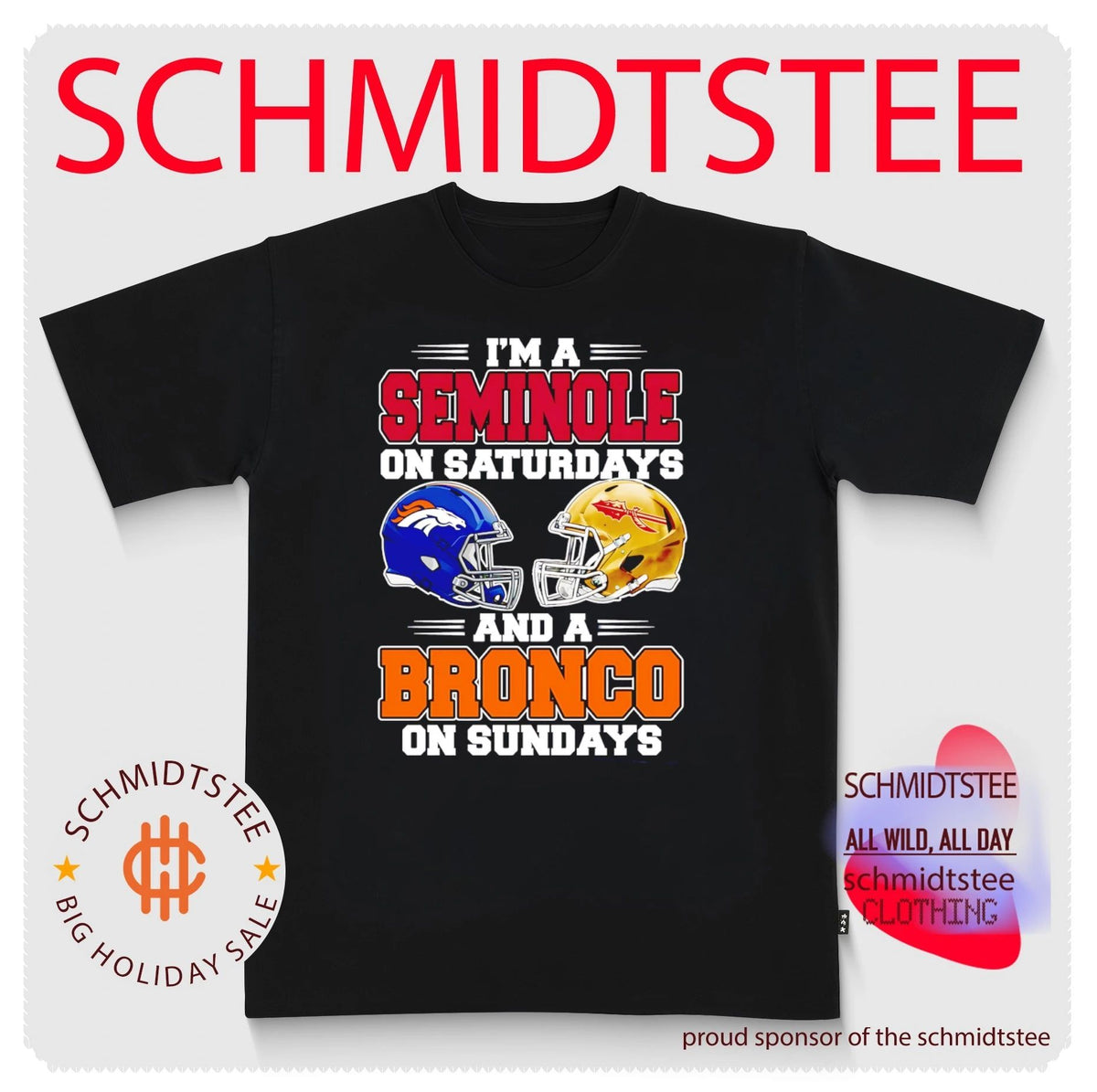 I’m a Seminole on Saturdays and a Bronco on Sundays shirt